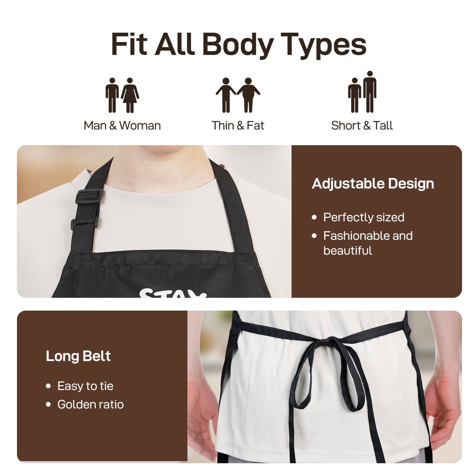 Kitchen Apron for Men Women
